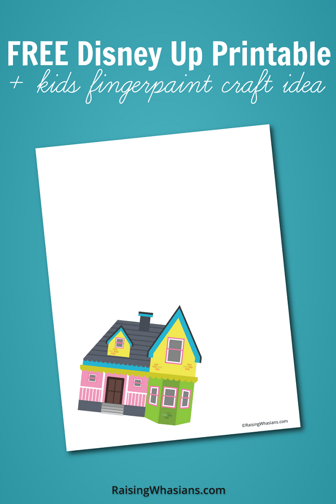 FREE Disney Up Printable Kids Craft Idea Raising Whasians