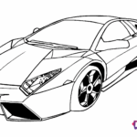 Free Download And Printable Super Car Coloring Page BubaKids