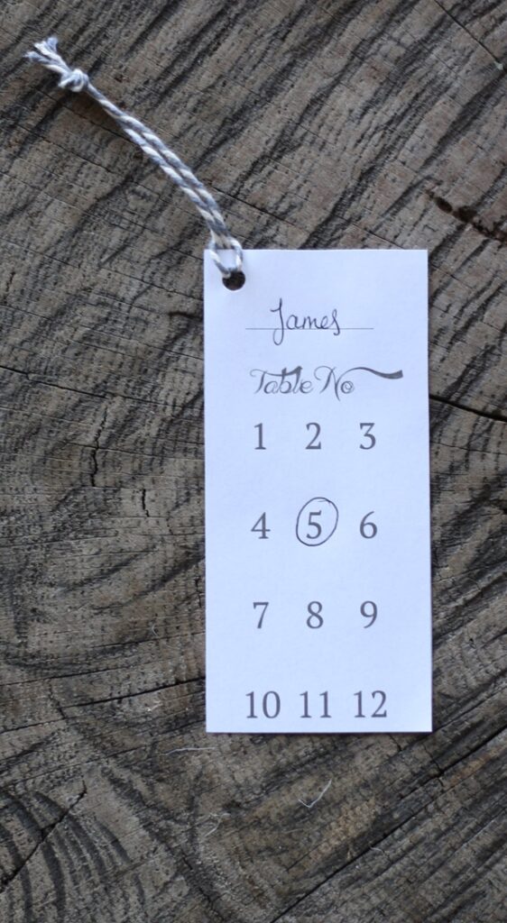 FREE Download Printable Escort Cards Worksheets Library