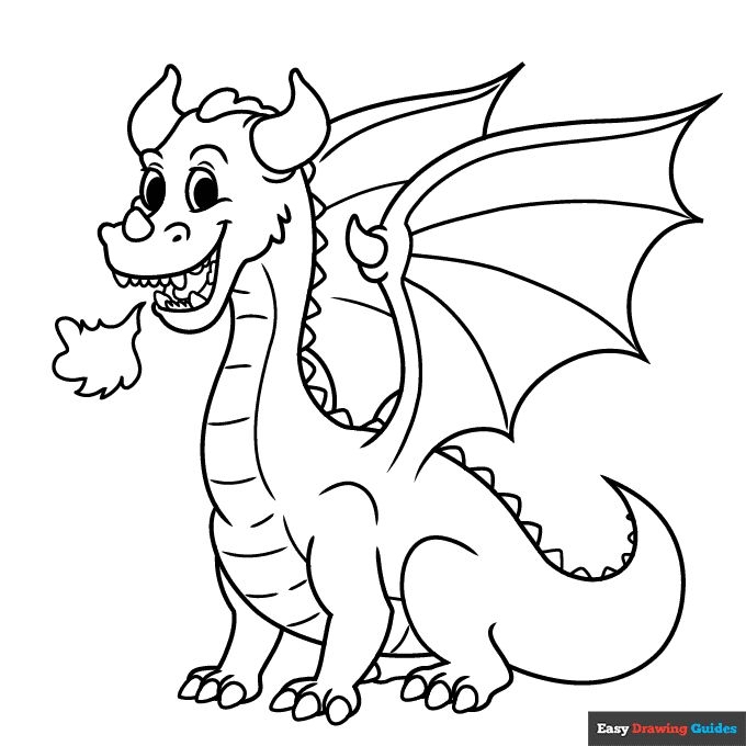 Free Dragon Coloring Pages For Kids 27 Printable Sheets Coloring