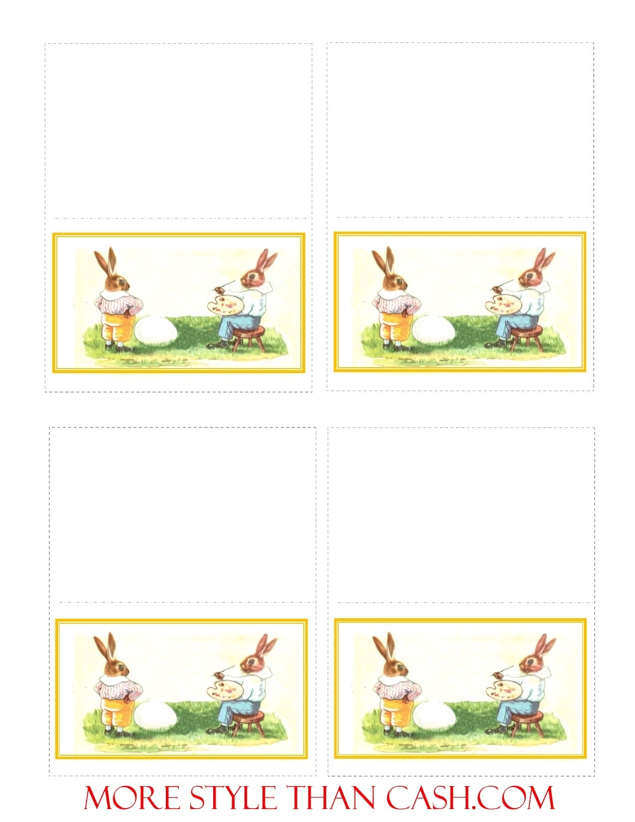 Free Easter Place Cards Printable Free Printable