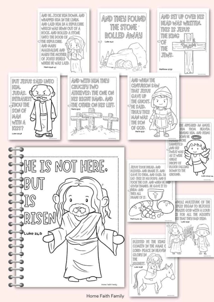 Free Easter Story Printable For Sunday School Kids 10 Pages Home 