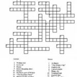 Free Easy Crossword Puzzle Maker Printable