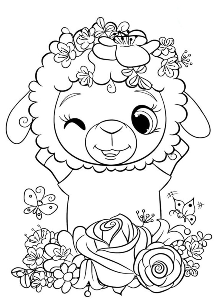 Free Easy To Print Cute Coloring Pages Tulamama