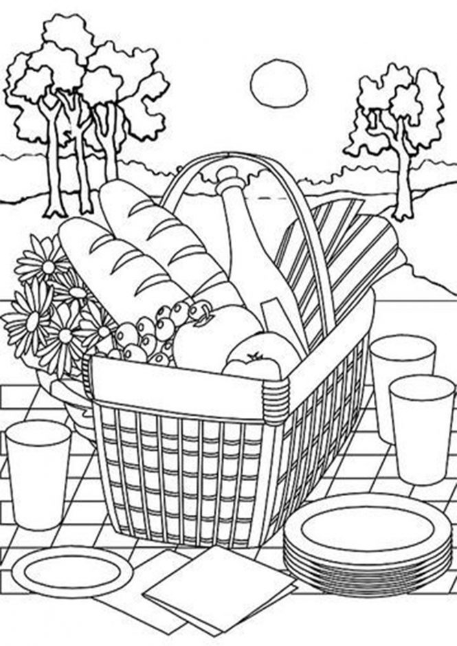 Free Easy To Print Food Coloring Pages Tulamama