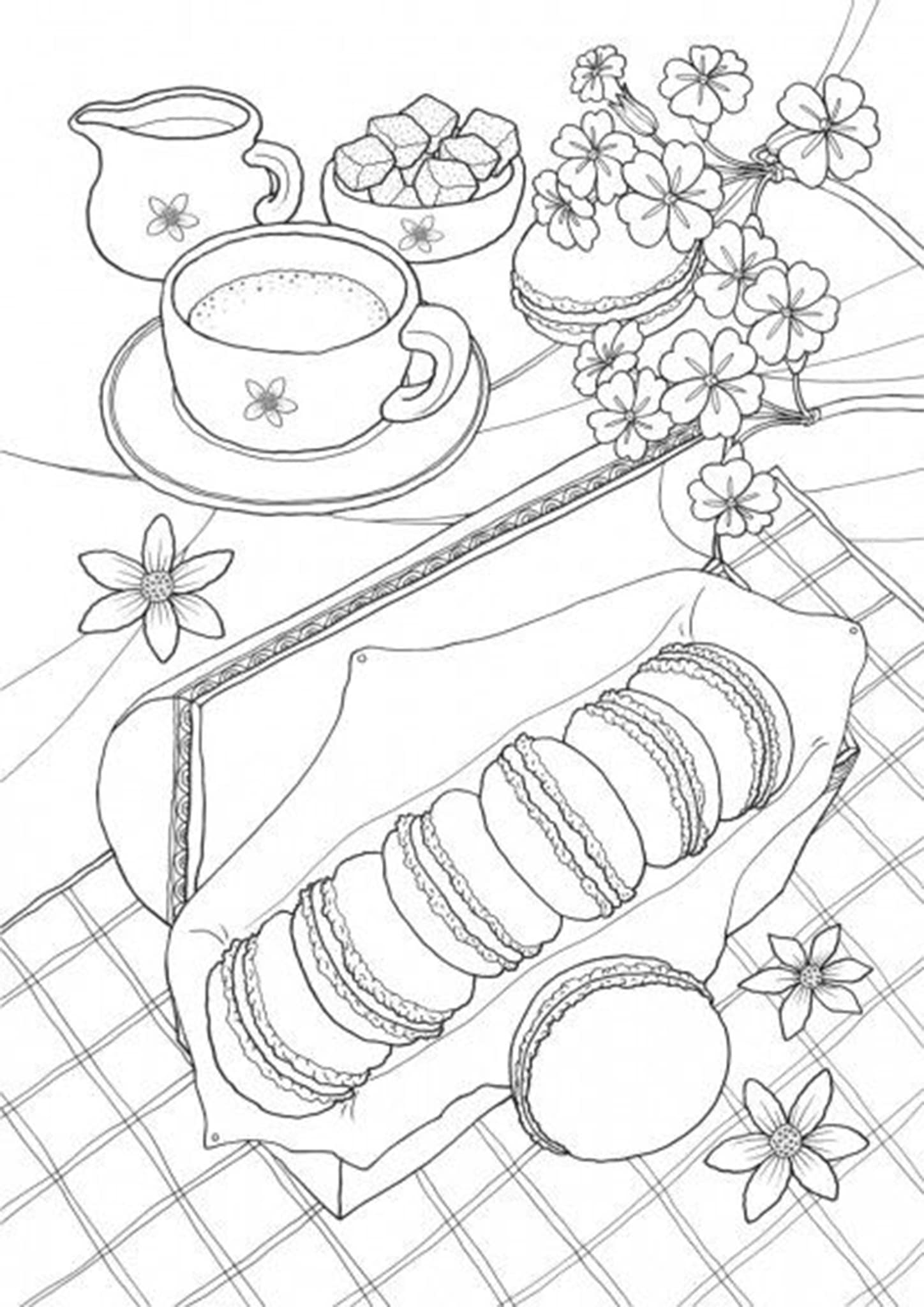 Food Coloring Pages