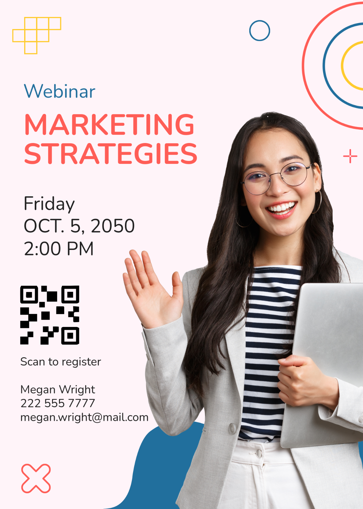 Free Email Marketing Webinar Invitation Template To Edit Online