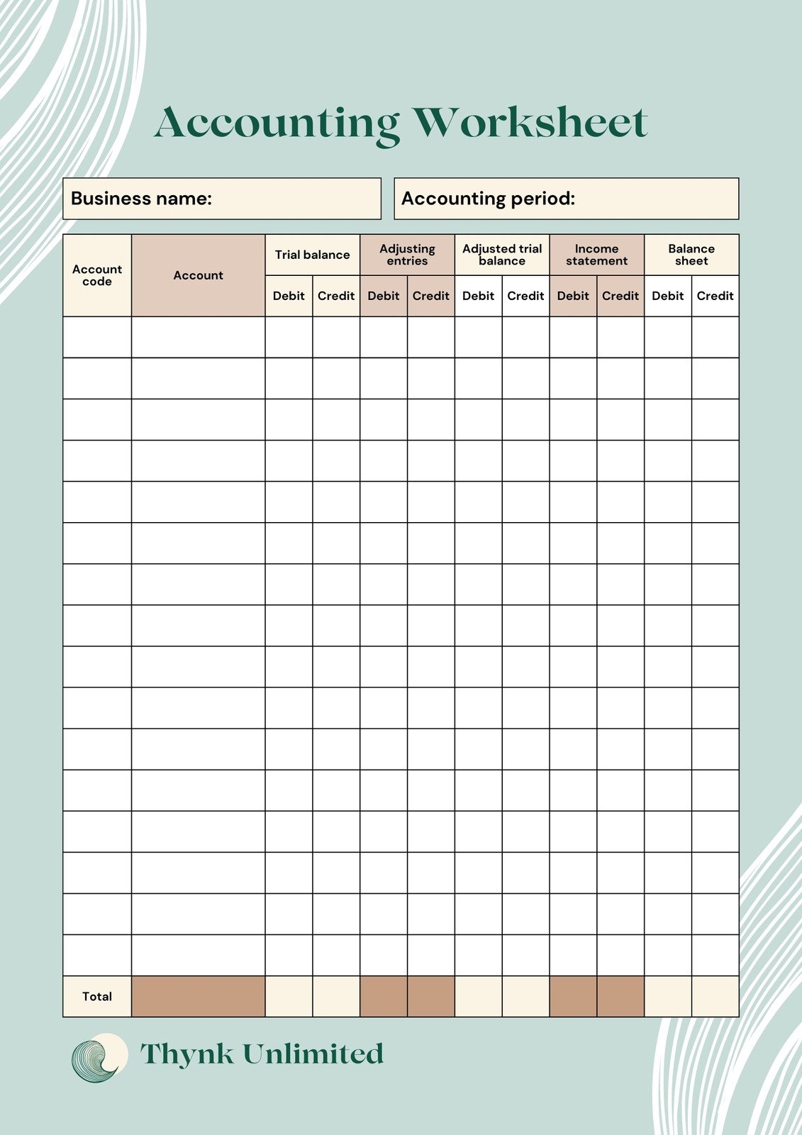 Free Excel Bookkeeping Templates 25 Accounts Spreadsheets 