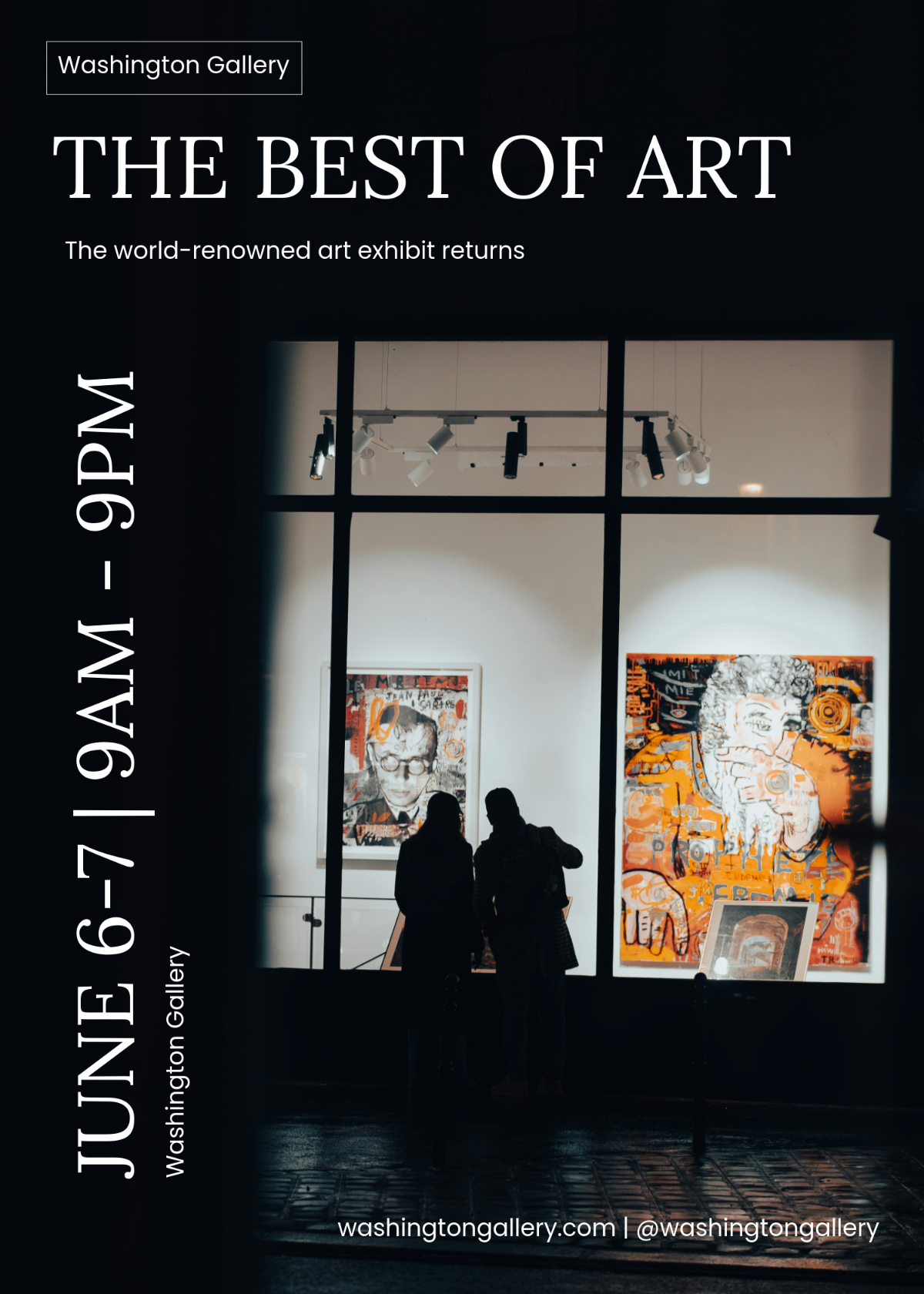 Free Exhibition Invitation Template To Edit Online