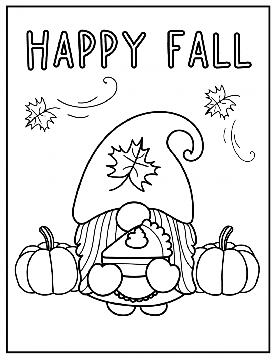 Free Fall Printable Coloring Pages FREE Printable HQ