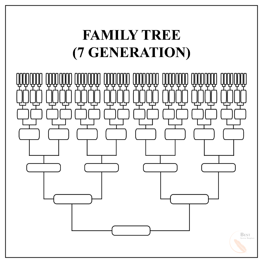 free printable family tree template pdf word