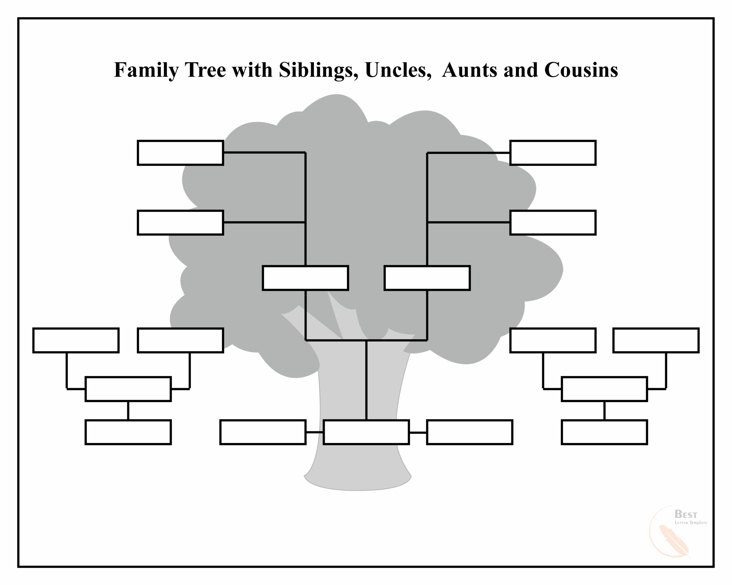 Free Family Tree Template PDF Excel Word Google Doc