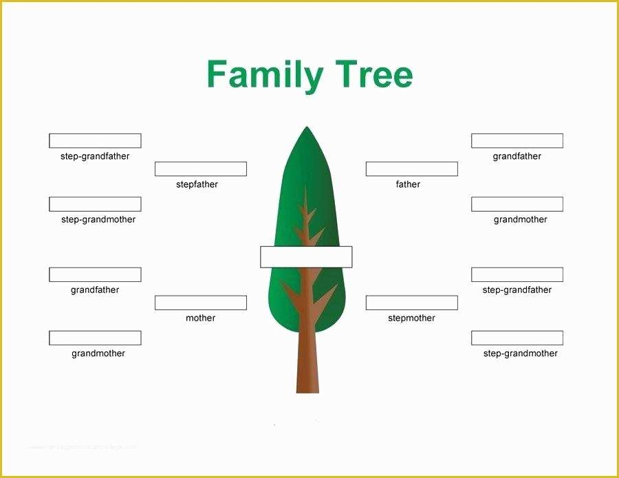 Free Family Tree With Siblings Template Of Kids Family Tree Free