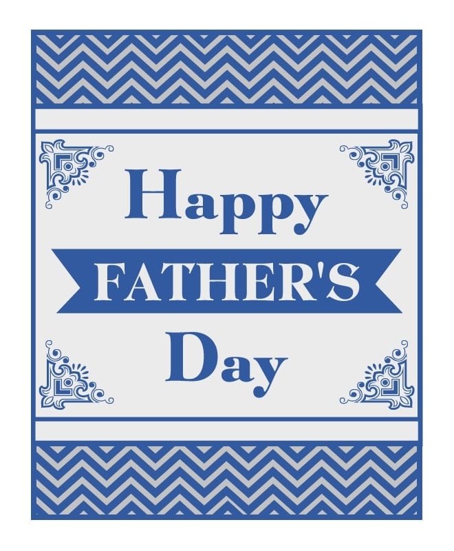 free printable father's day card for husband