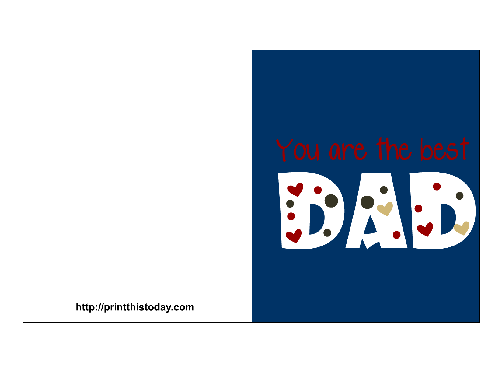 free happy fathers day cards printable