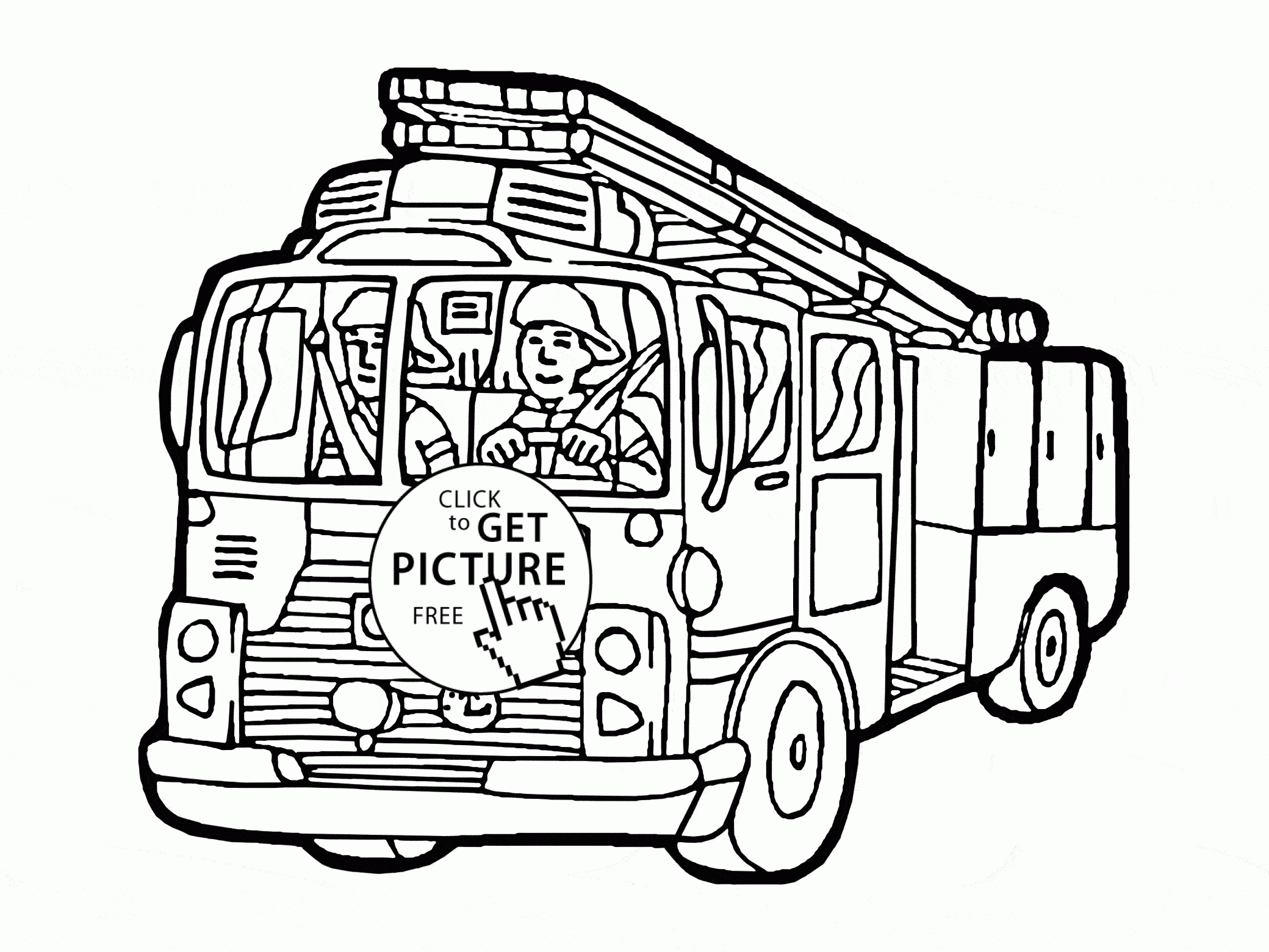Free Fire Truck Coloring Pages Coloring Home