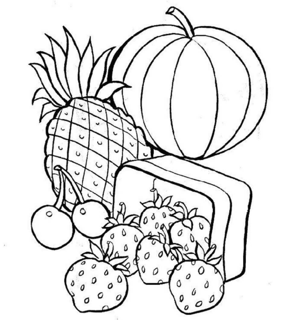 Free Food Nutrition Coloring Pages Coloring Pages Download Free Food 