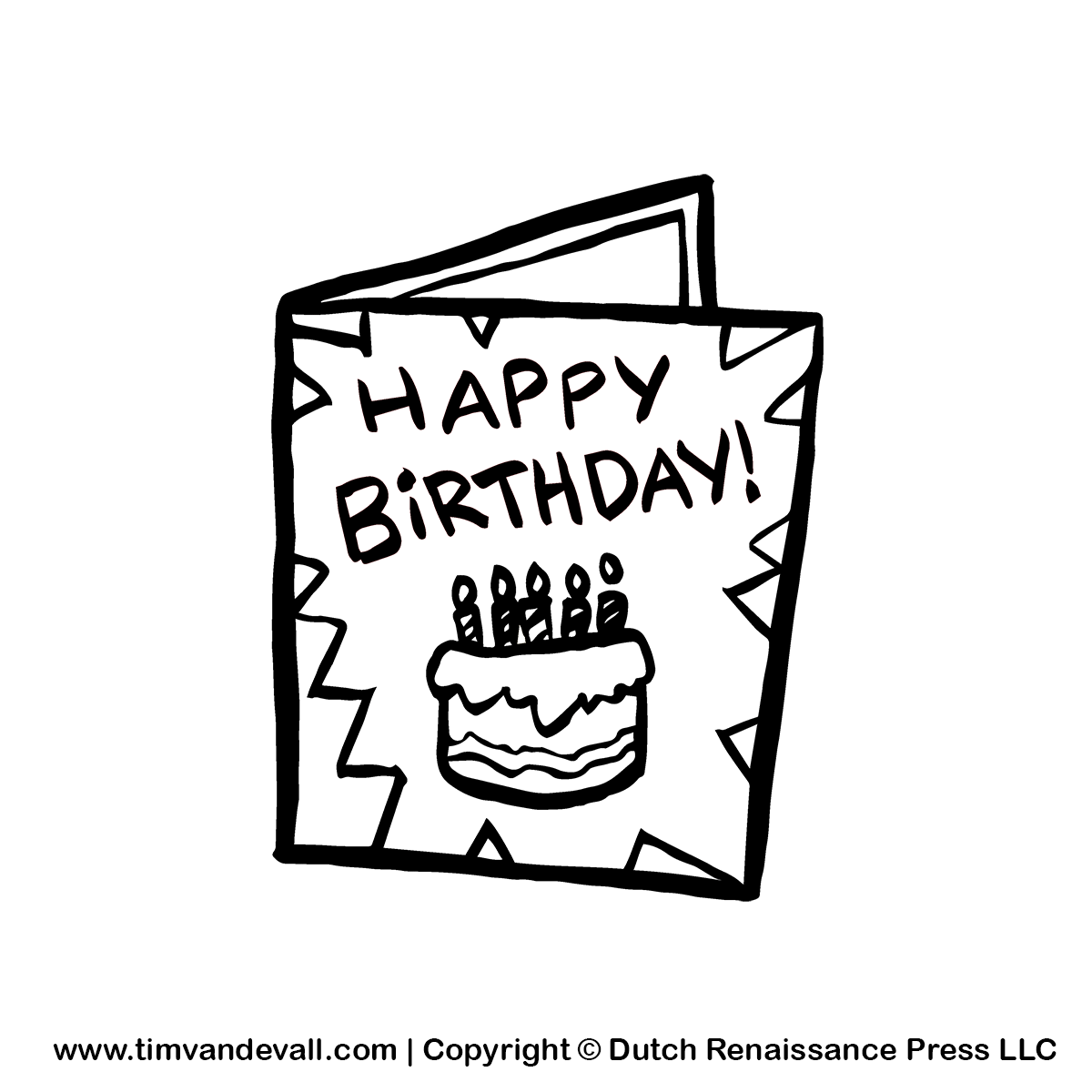 Free Free Printable Black And White Birthday Cards Download Free Free