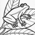 Free Frog Coloring Page Coloring Home