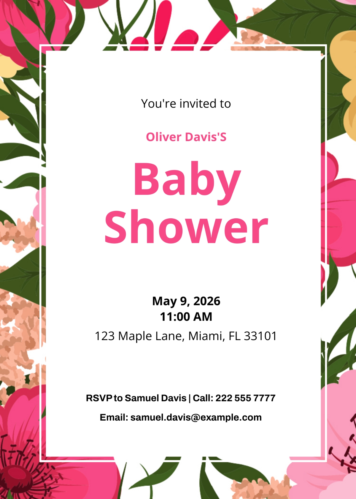 Free Girl Birthday Invitation Template To Edit Online