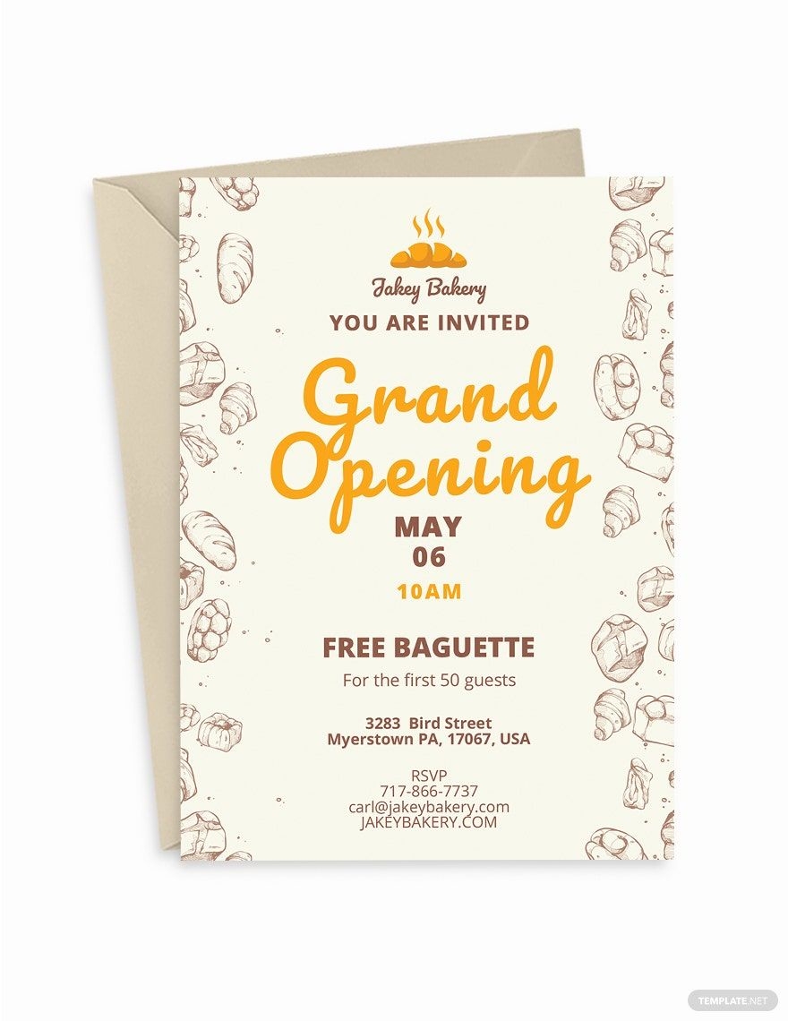 FREE Grand Opening Invitation Templates Examples Edit Online