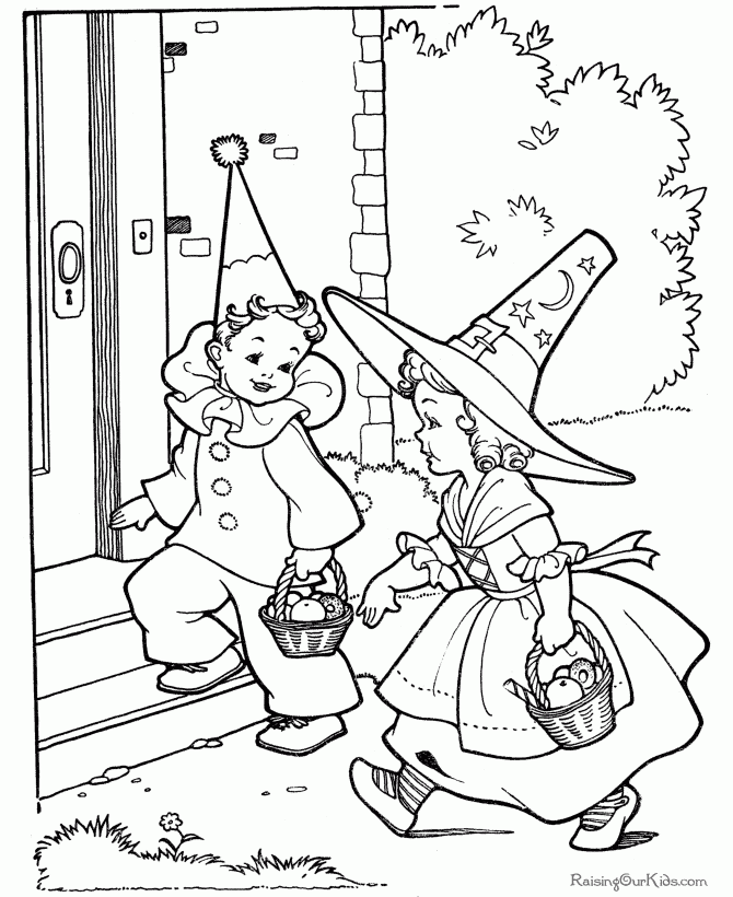 Free Halloween Coloring Pages For Kids 004