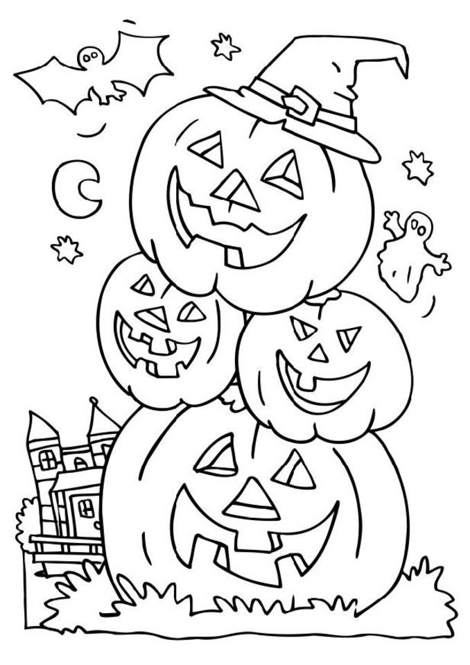 halloween coloring pages free printable