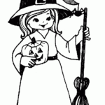 Free Halloween Coloring Sheet 02