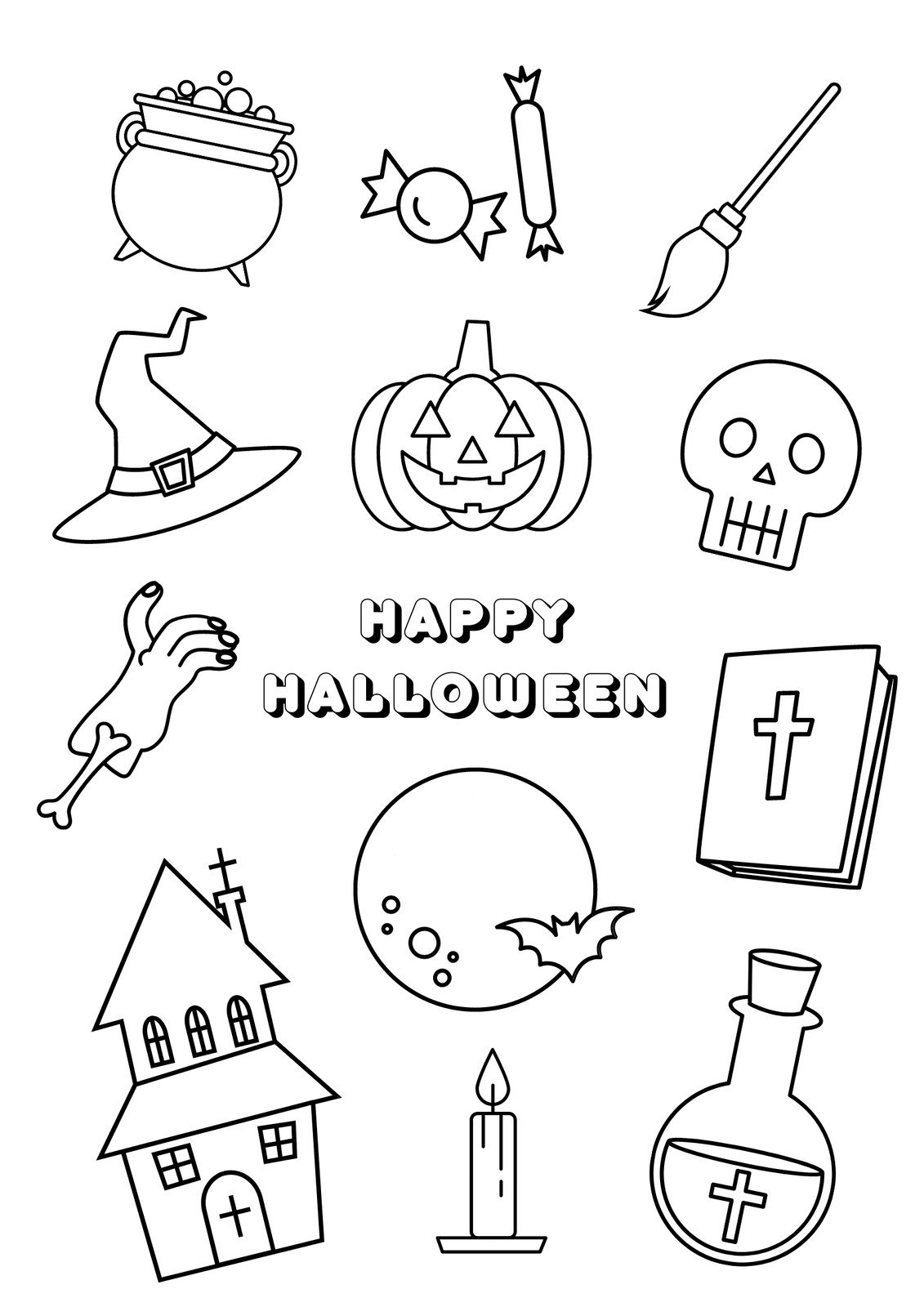 printable halloween worksheet