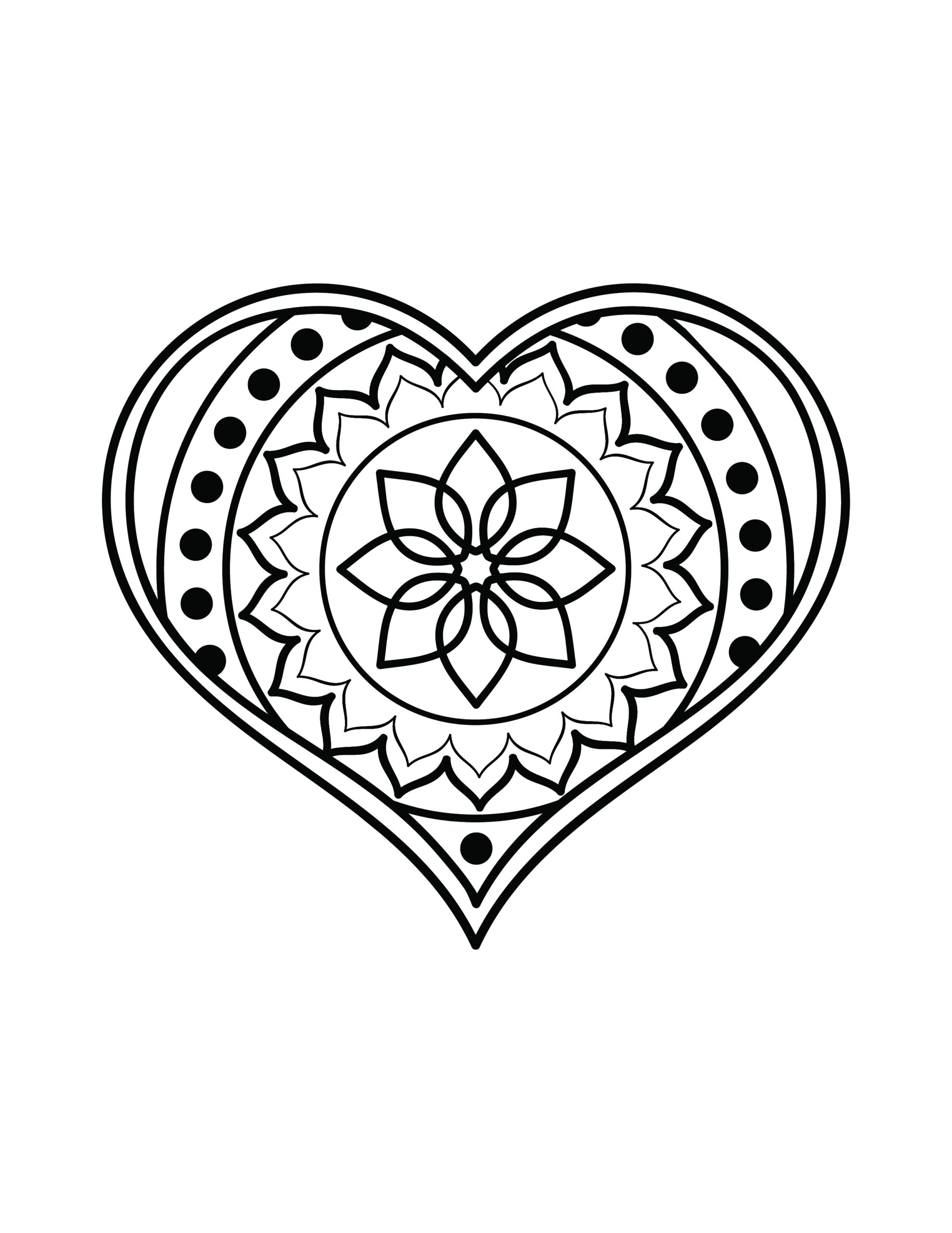 Mandala Coloring Page