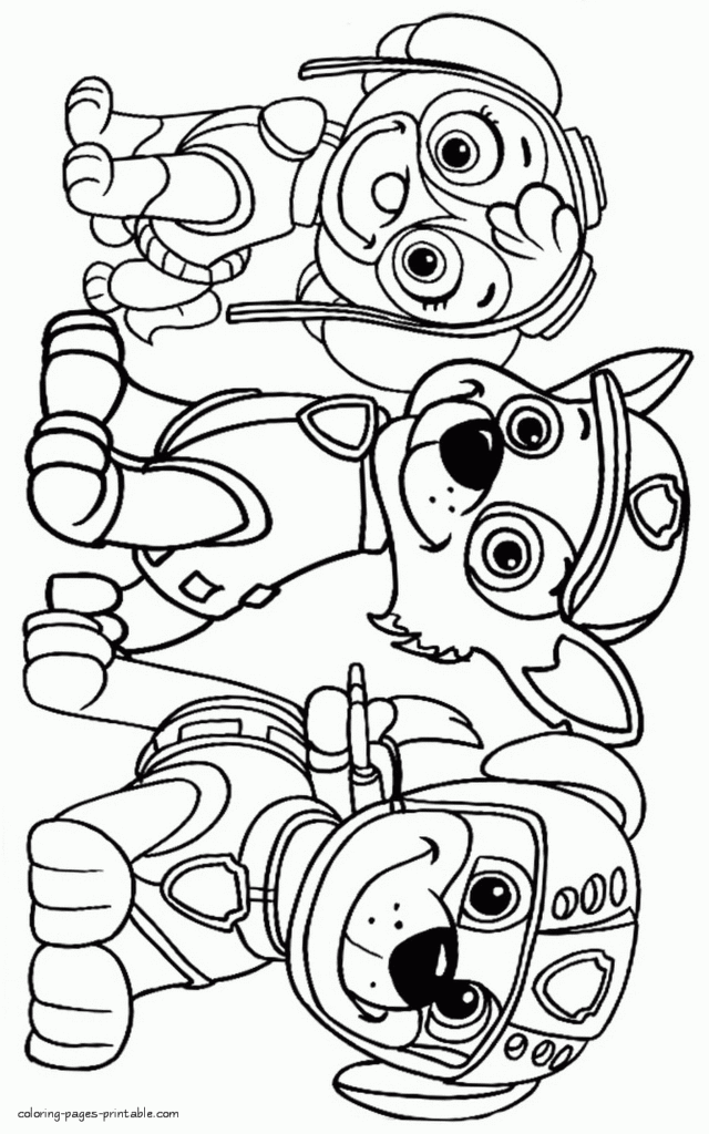 Free Kids Coloring Pages Paw Patrol COLORING PAGES PRINTABLE COM