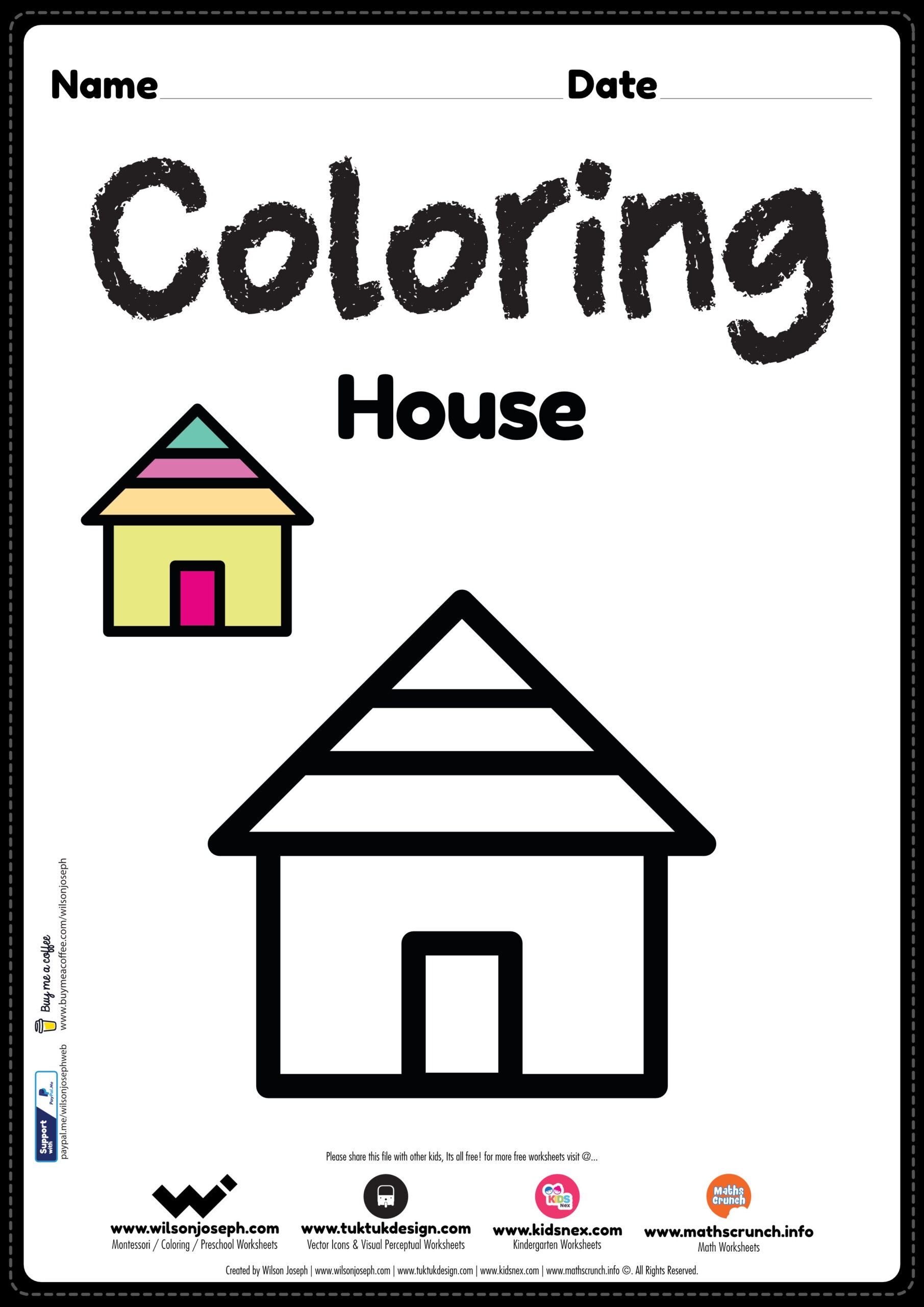 Free Kindergarten Coloring Page Coloring Page Printables Kidadl 