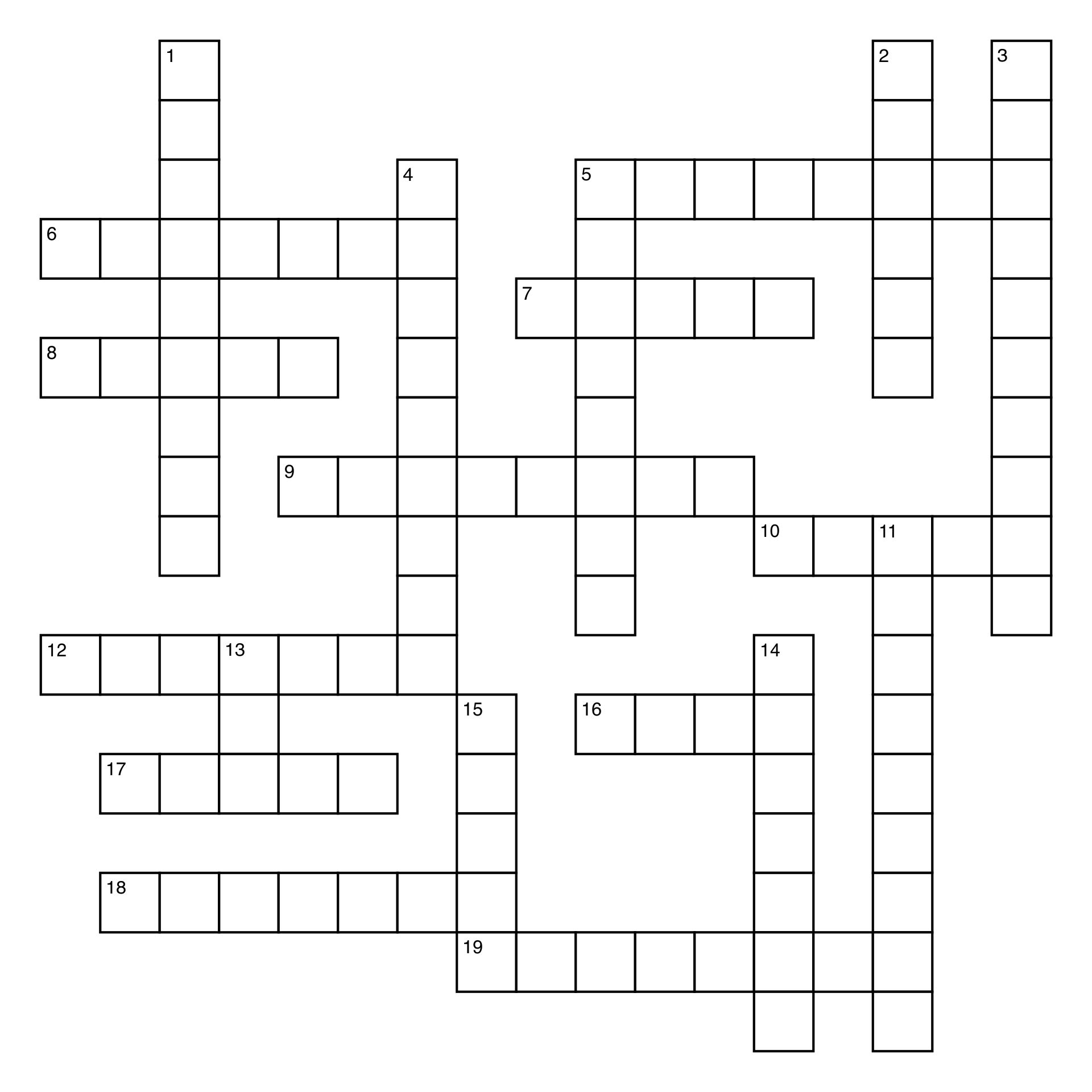 make your own crossword puzzle printable