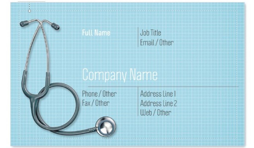 Free Medical Business Card Templates Printable 20 Medical Business 