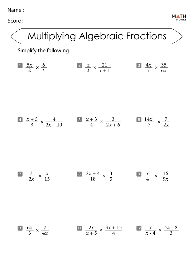 Free Multiplying Fractions Worksheet Pdf Download Free Multiplying 