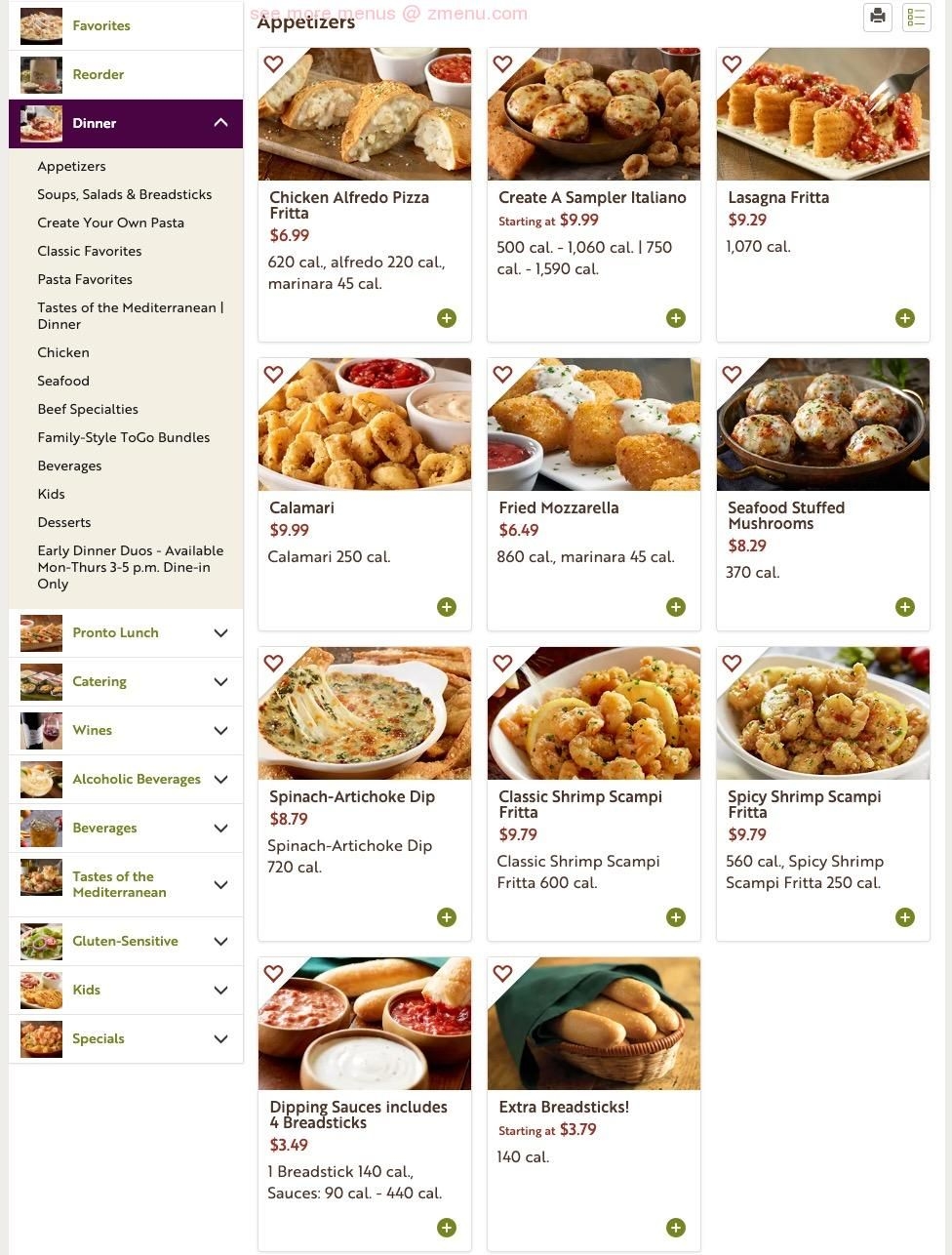 Free Olive Garden Printable Menu Pdf Download Free Olive Garden 