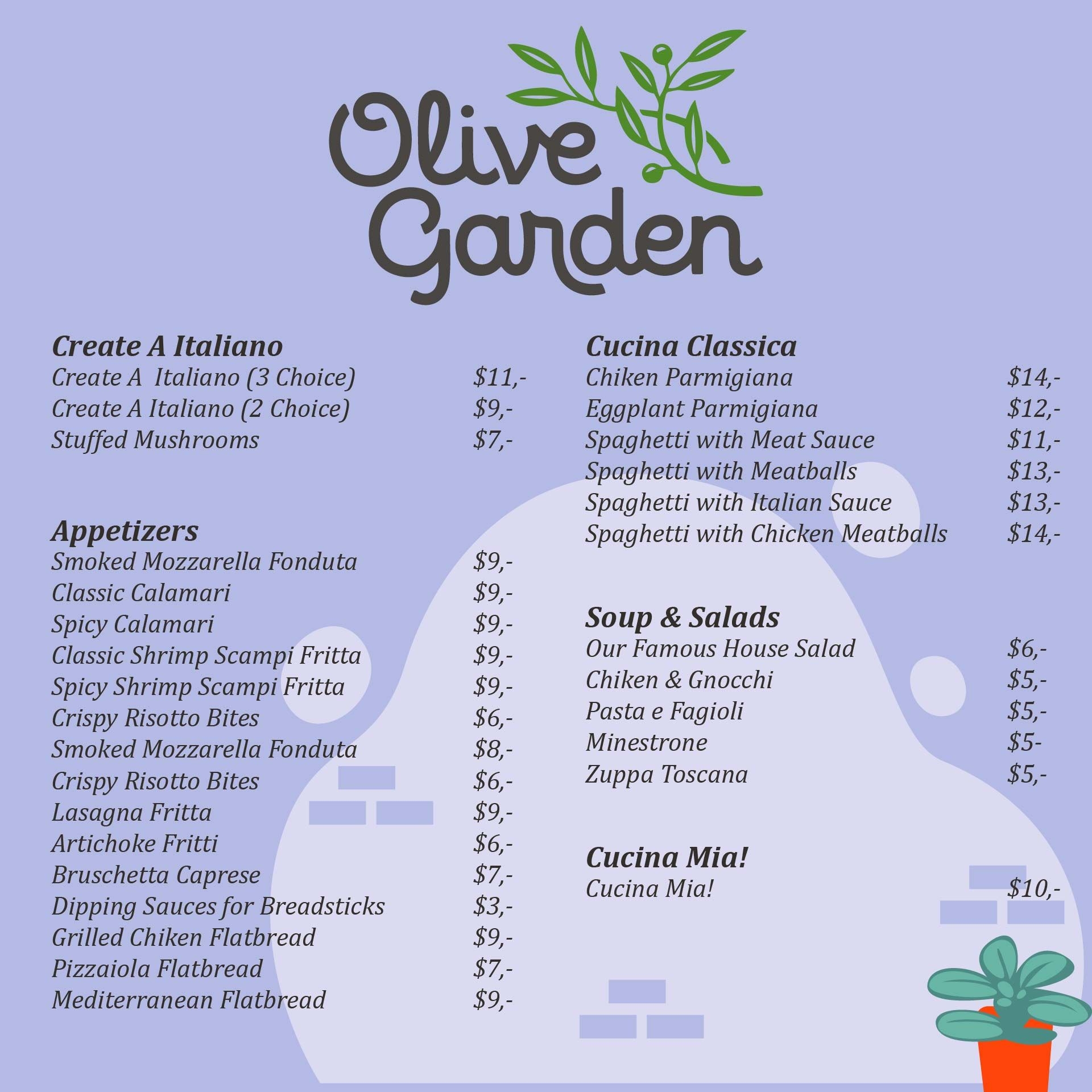 Free Olive Garden Printable Menu Pdf Download Free Olive Garden 