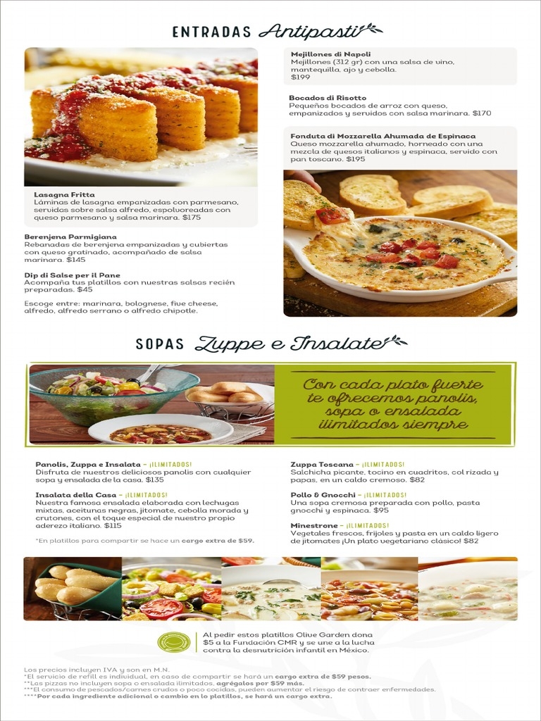 Free Olive Garden Printable Menu Pdf Download Free Olive Garden 