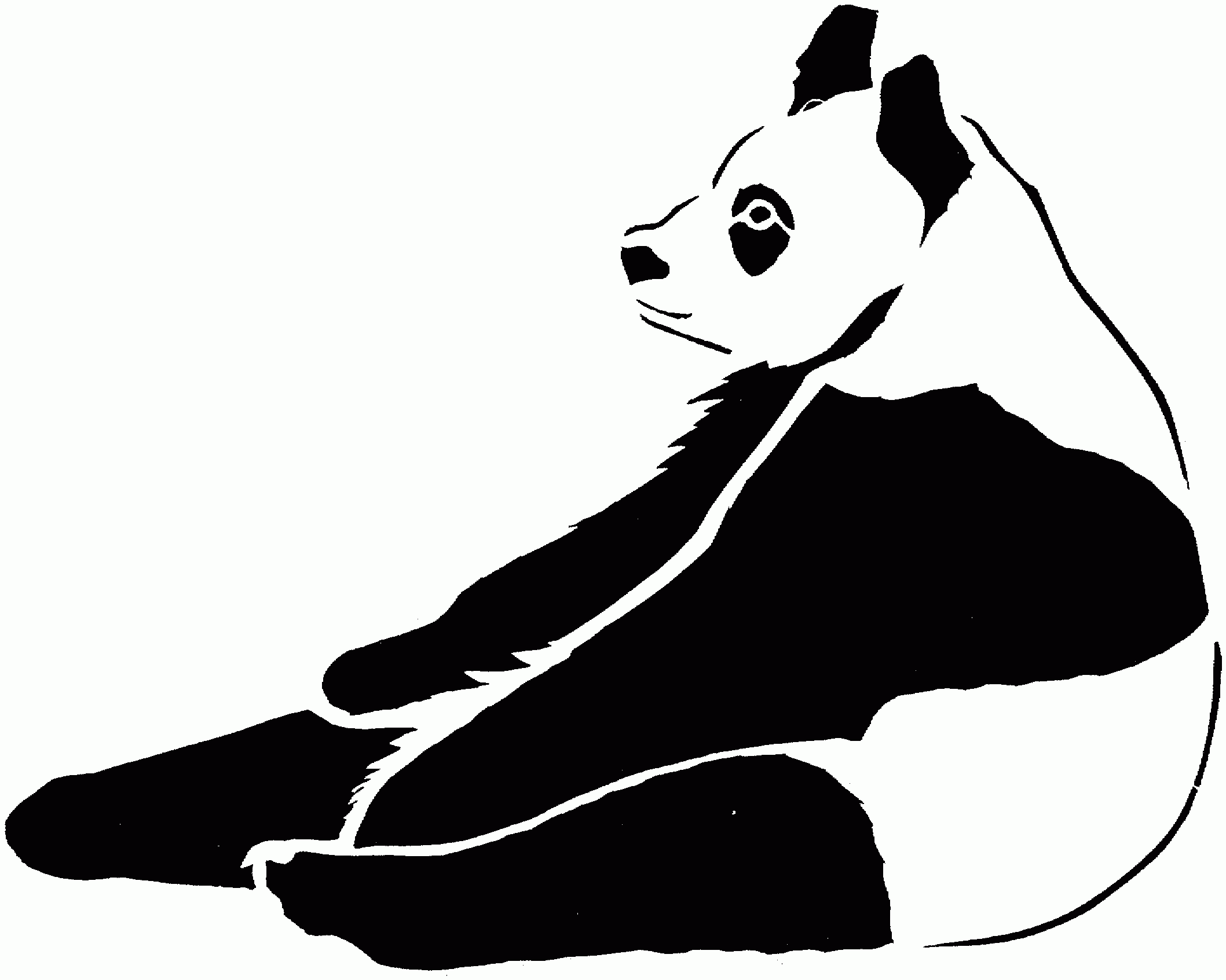 Free Panda Bear Coloring Pages