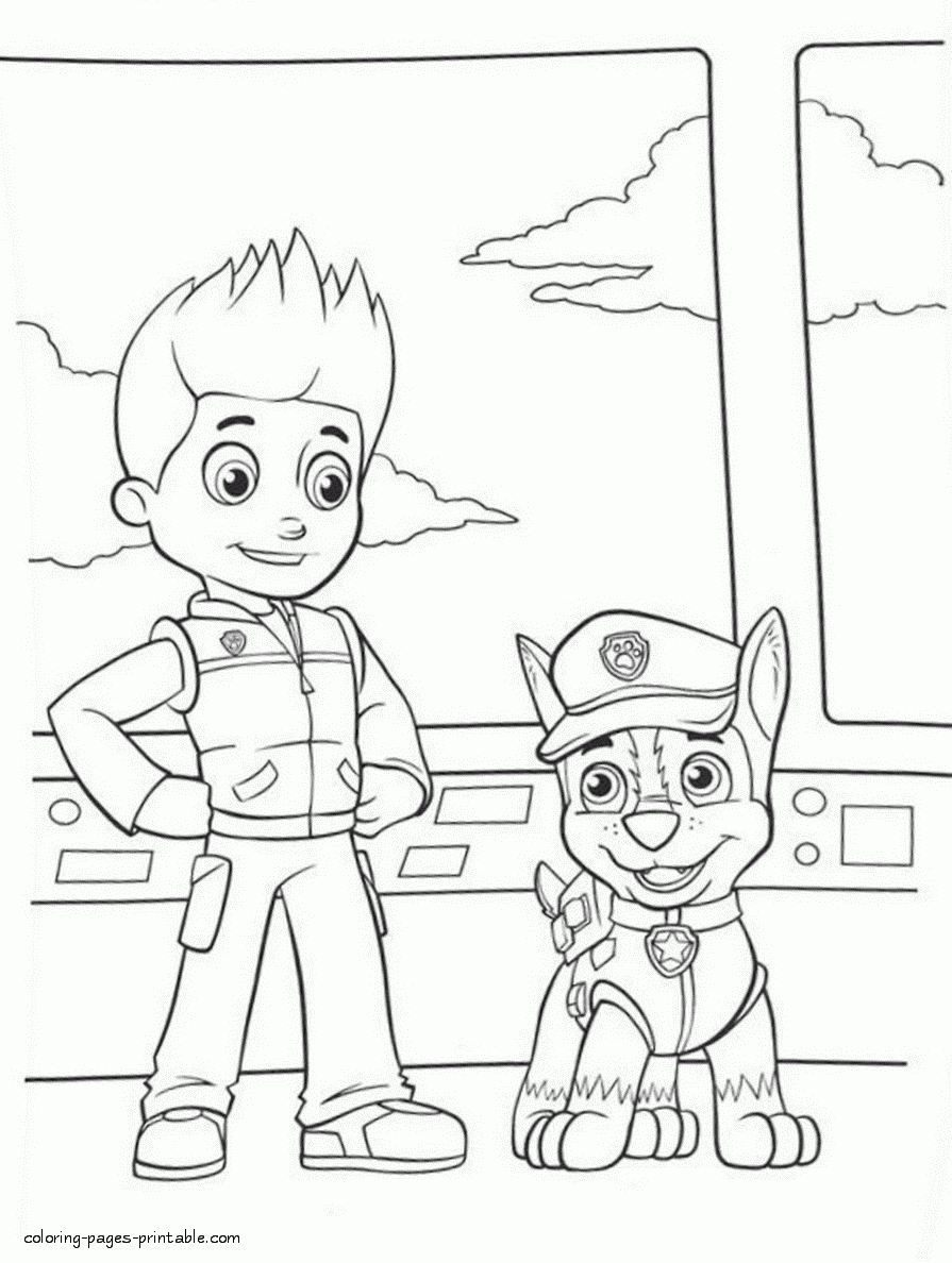 Free Paw Patrol Coloring Pages COLORING PAGES PRINTABLE COM