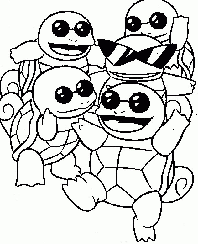 Free Pokemon Color Pages Coloring Home