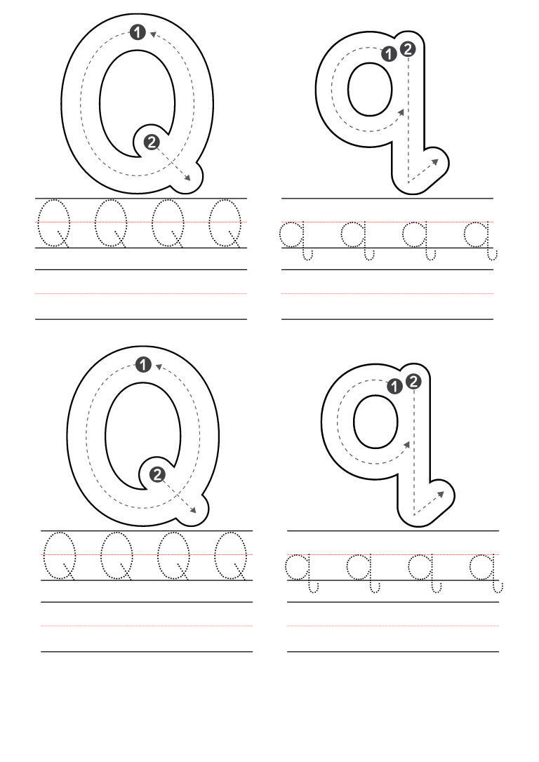 Free Preschool Letter Q Worksheets Printable PDF Worksheets Library