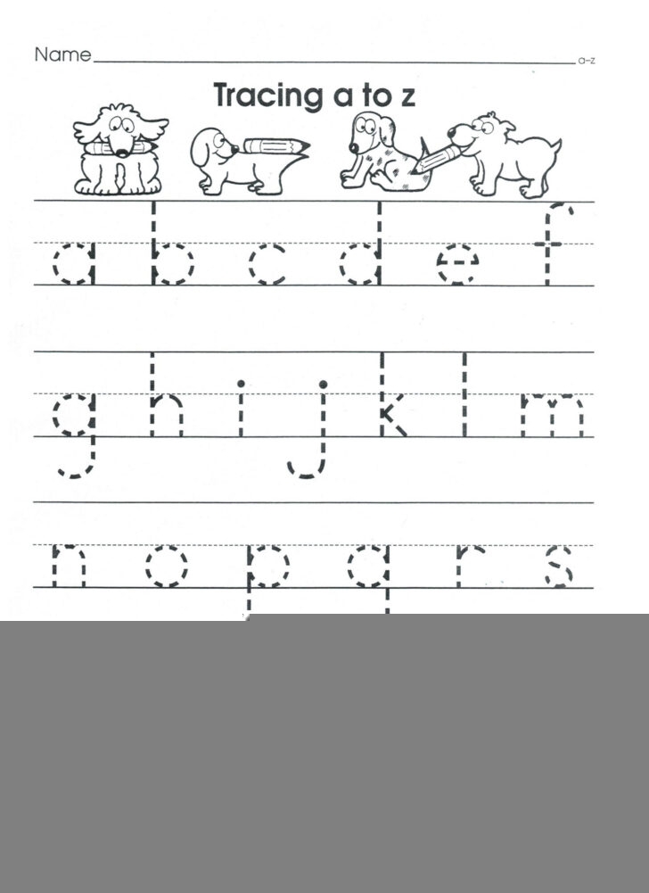 Free Preschool Tracing Letters Worksheets ABC Tracing Worksheets
