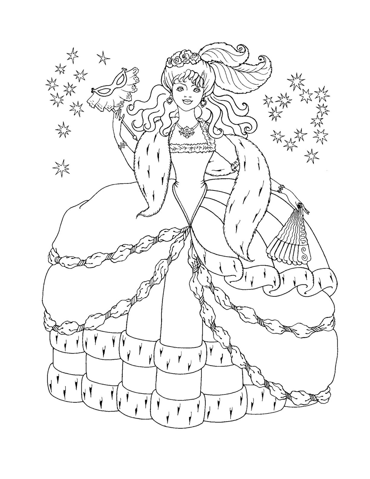 Free Princess Coloring Pages Printable
