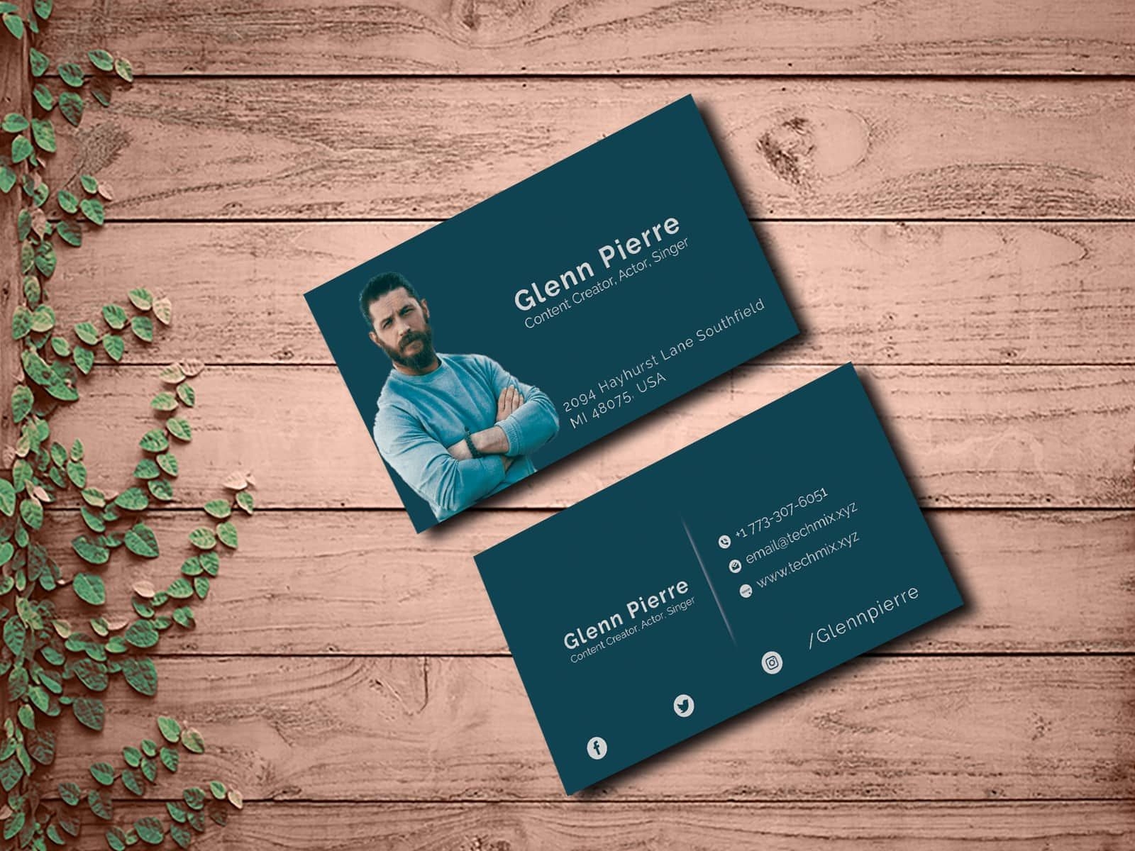 Free Print Online Card Maker Printable Business Panarecycle