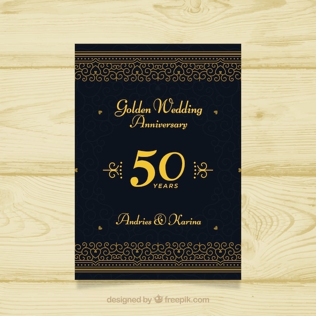 Free Printable 50th Wedding Anniversary Cards Infoupdate