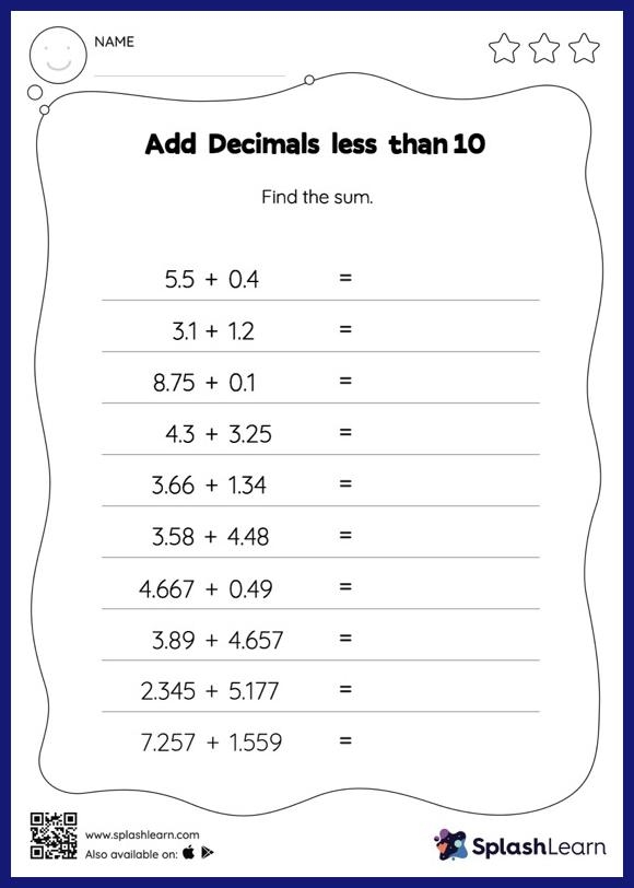 Free Printable 5th Grade Math Worksheets For Kids Online Page 20