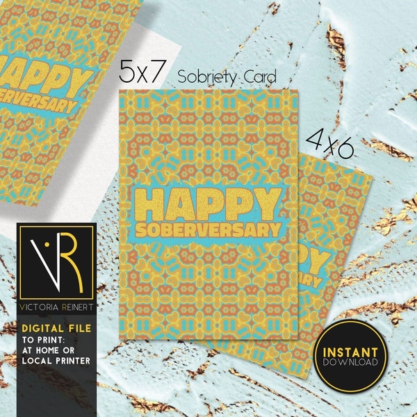 Free Printable Aa Anniversary Cards Etsy Canada