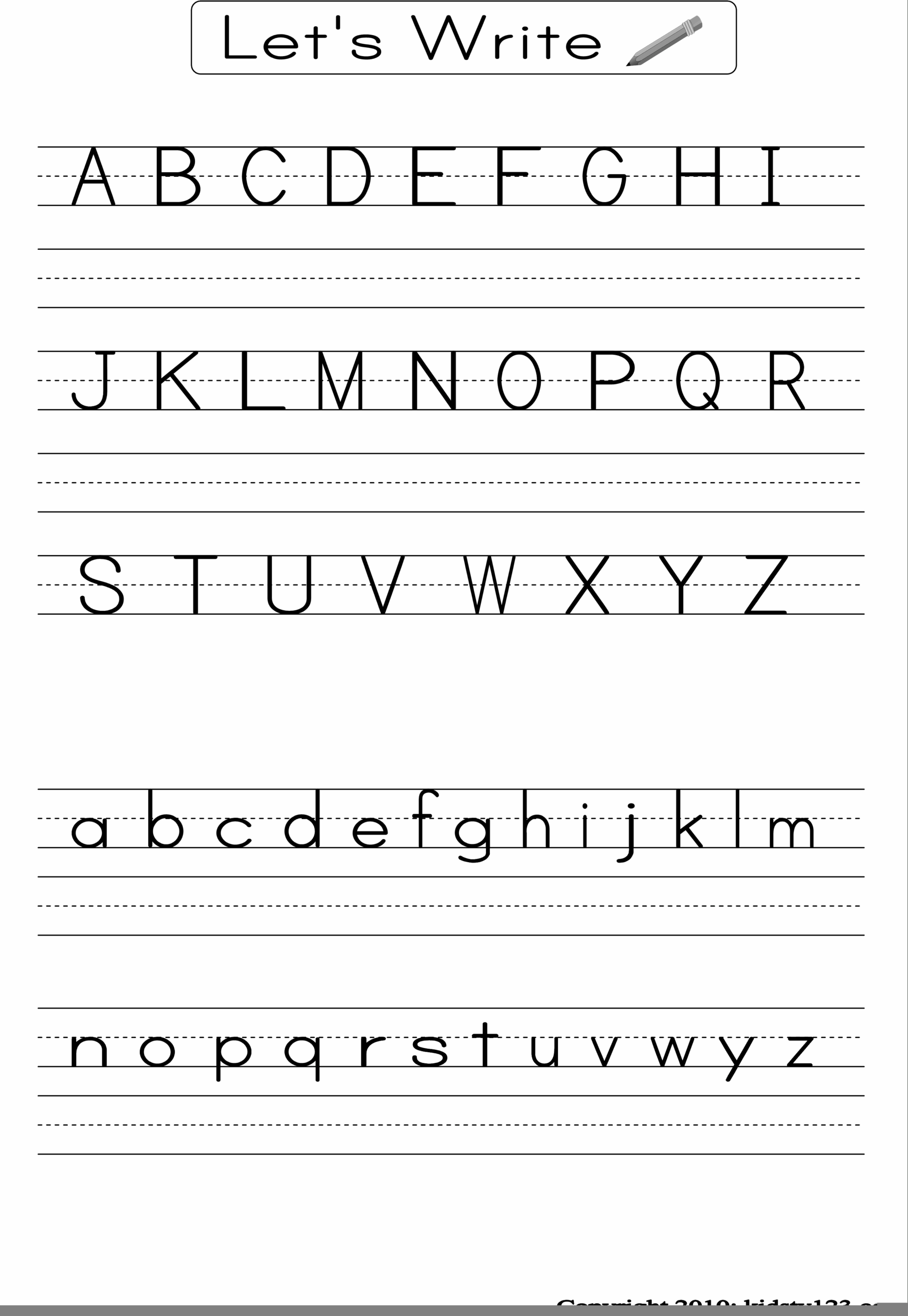 Free Printable Abc Worksheets Free Printable