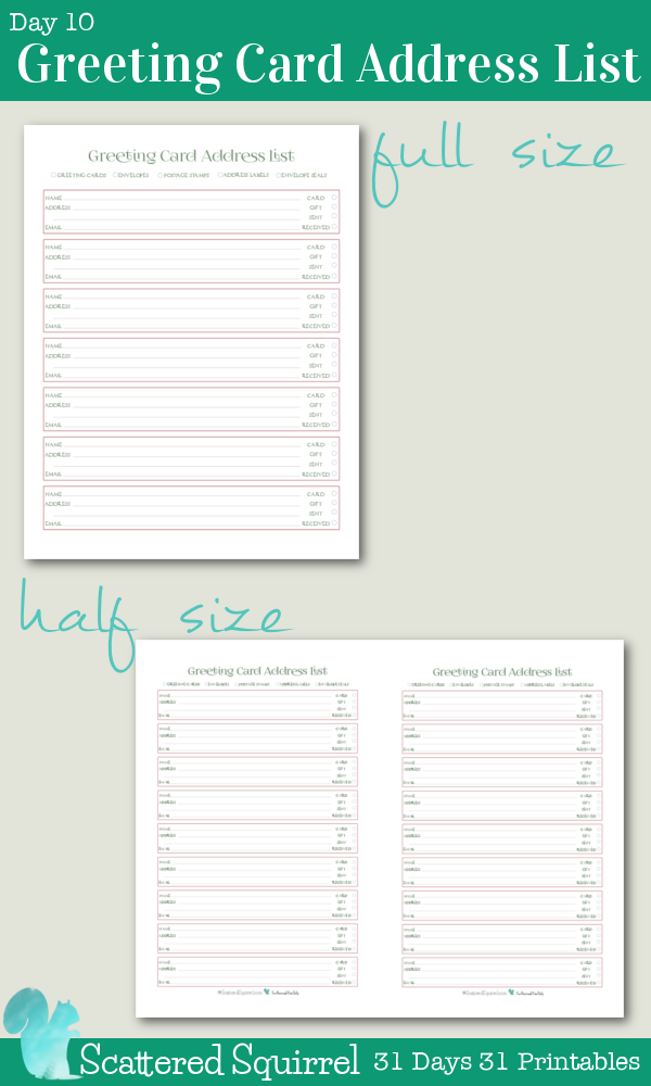 Free Printable Address Cards Free Templates Printable
